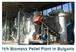 1t/h Biomass Pellet Plant In Bulgaria 1t/h Biomass Pellet Plant