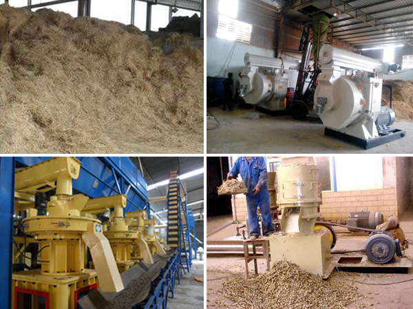 raw material of sawdust pellet mill