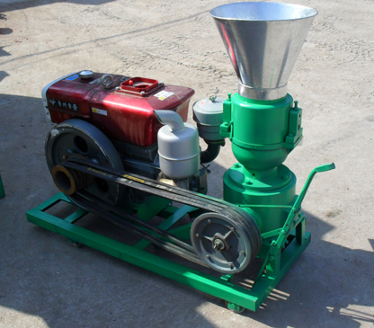 Diesel Engine Pellet Machine