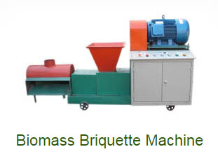 Biomass briquette machine