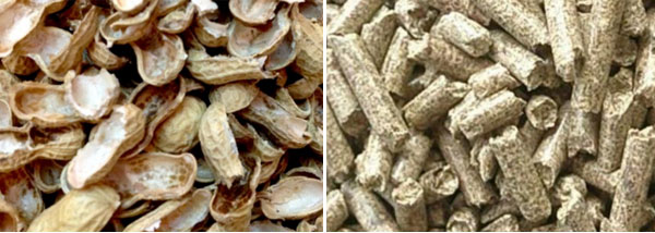 Peanut Shell & Peanut Pellets